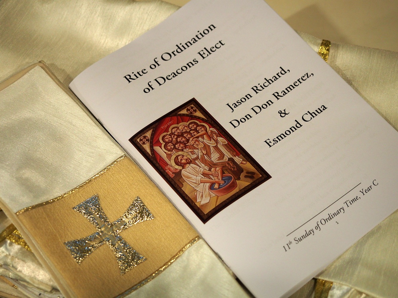 Ordination of Esmond as Deacon