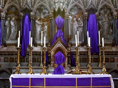 Catechesis on Veiling of Cross and Statues 